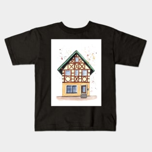 half-timbered house in Germany Kids T-Shirt